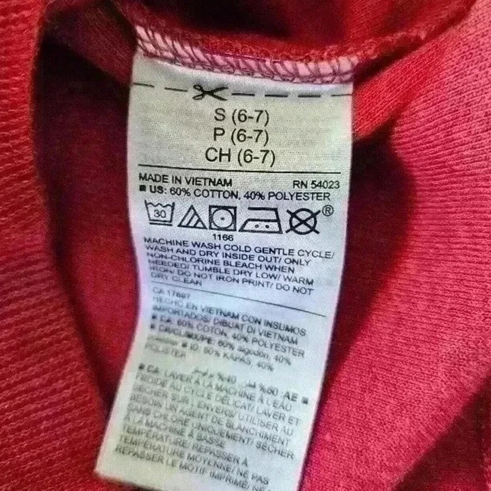 Old Navy‎ Red Sweater V-Neck Youth Small (6-7)